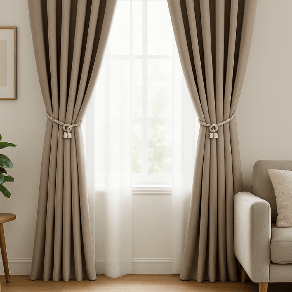 Magnetic Curtain Buckle Set of 2 – Decorative Tiebacks for Drapes & Window Curtains