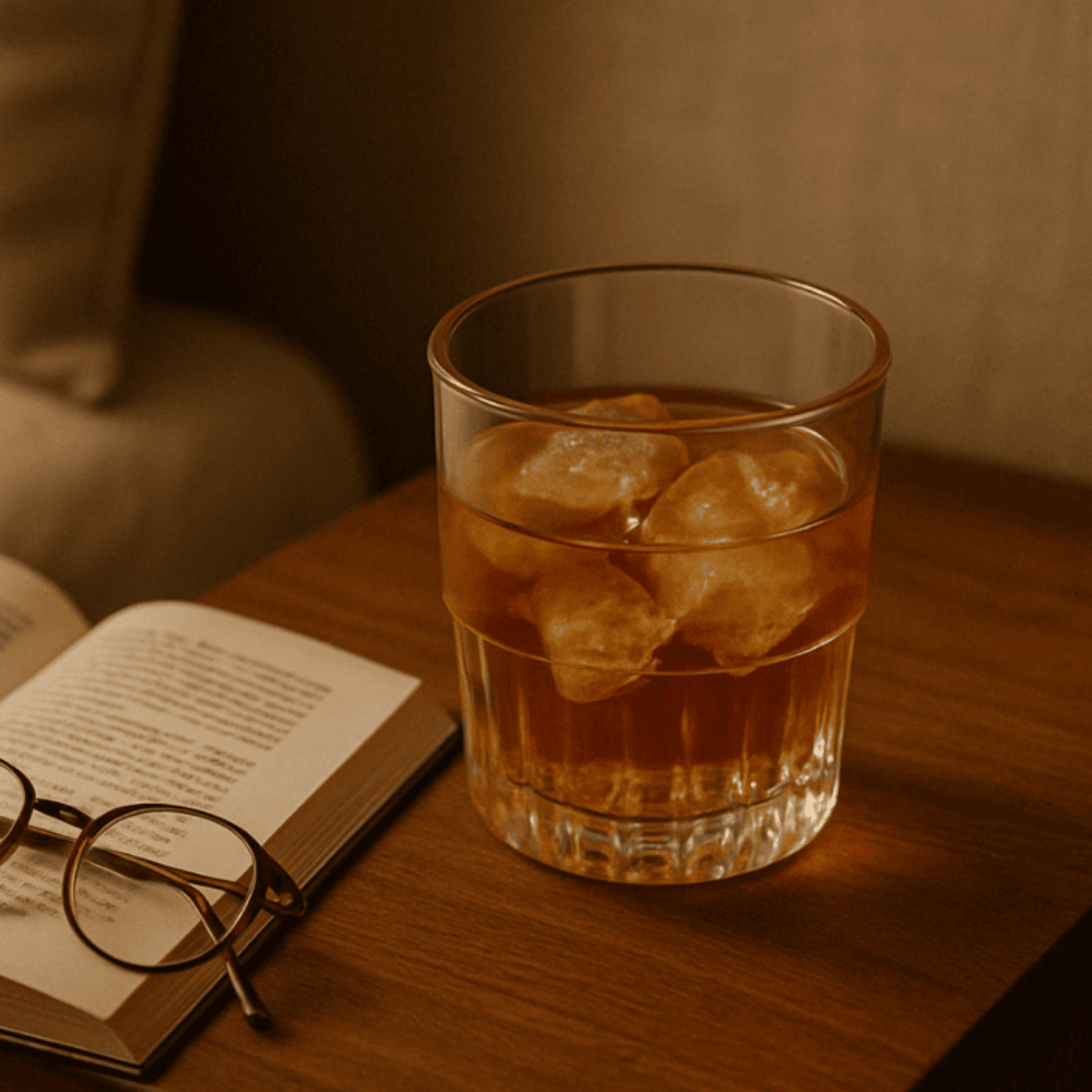 Premium Juice Glass 180ml – Clear Crystal Cut Tumbler for Water, Cocktails & Beverages