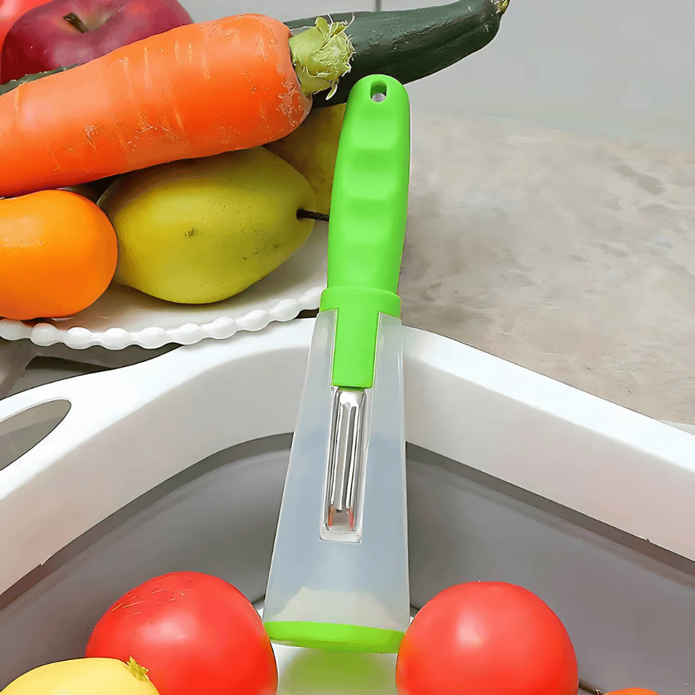 Premium Stainless Steel Potato Peeler | 1 Pc Ergonomic Vegetable & Fruit Peeler