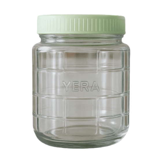 YERA Dublin Glass Jar with Airtight Lid – 1 Piece Transparent Storage Container