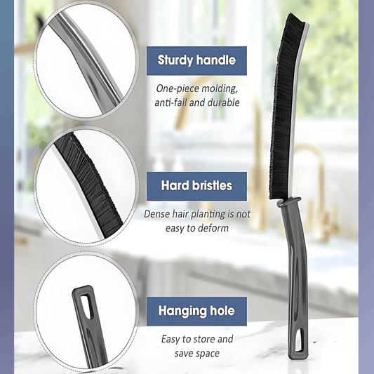 Gap Cleaning Brush – Narrow Groove Scrubber with Hard Bristles for Kitchen and Bathroom