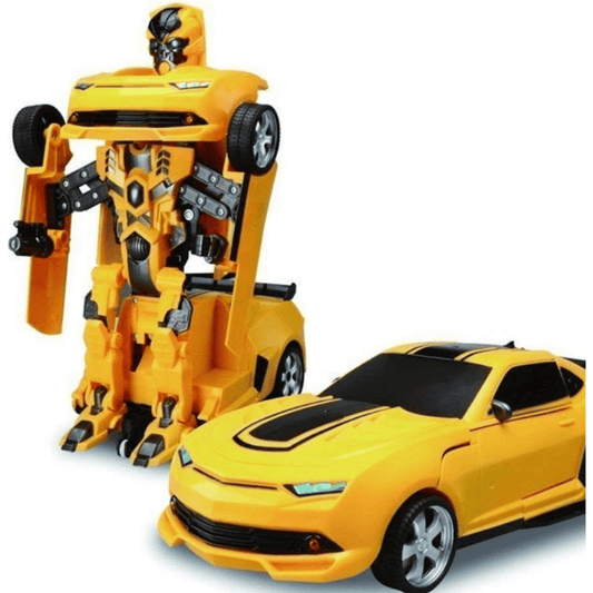 Transforming Robot Car Toy – 2-in-1 Electric Convertible Car to Robot with Lights, Sound & Universal Movement (Battery Operated)