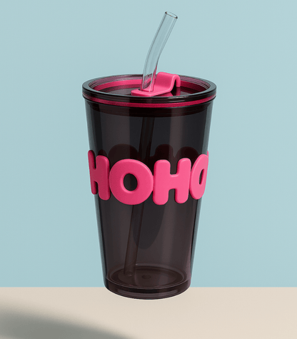 400ml Tumbler with Lid, Straw & Silicone Grip – Leak-Proof Reusable Drink Cup for Hot & Cold Beverages