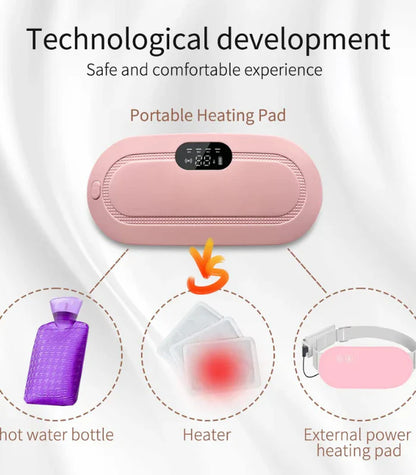 PORTABLE CORDLESS HEATING PAD FOR MENSTRUAL