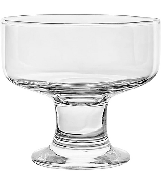 Elegant 160 ml Glass Ice Cream Cups – Set of 6 Dessert Bowls