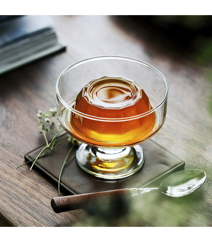 Elegant 160 ml Glass Ice Cream Cups – Set of 6 Dessert Bowls