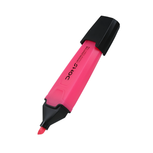 DOMS Super Neon Highlighter Set – Pack of 5 Vibrant Colours for Office & School Use PACK OF 2