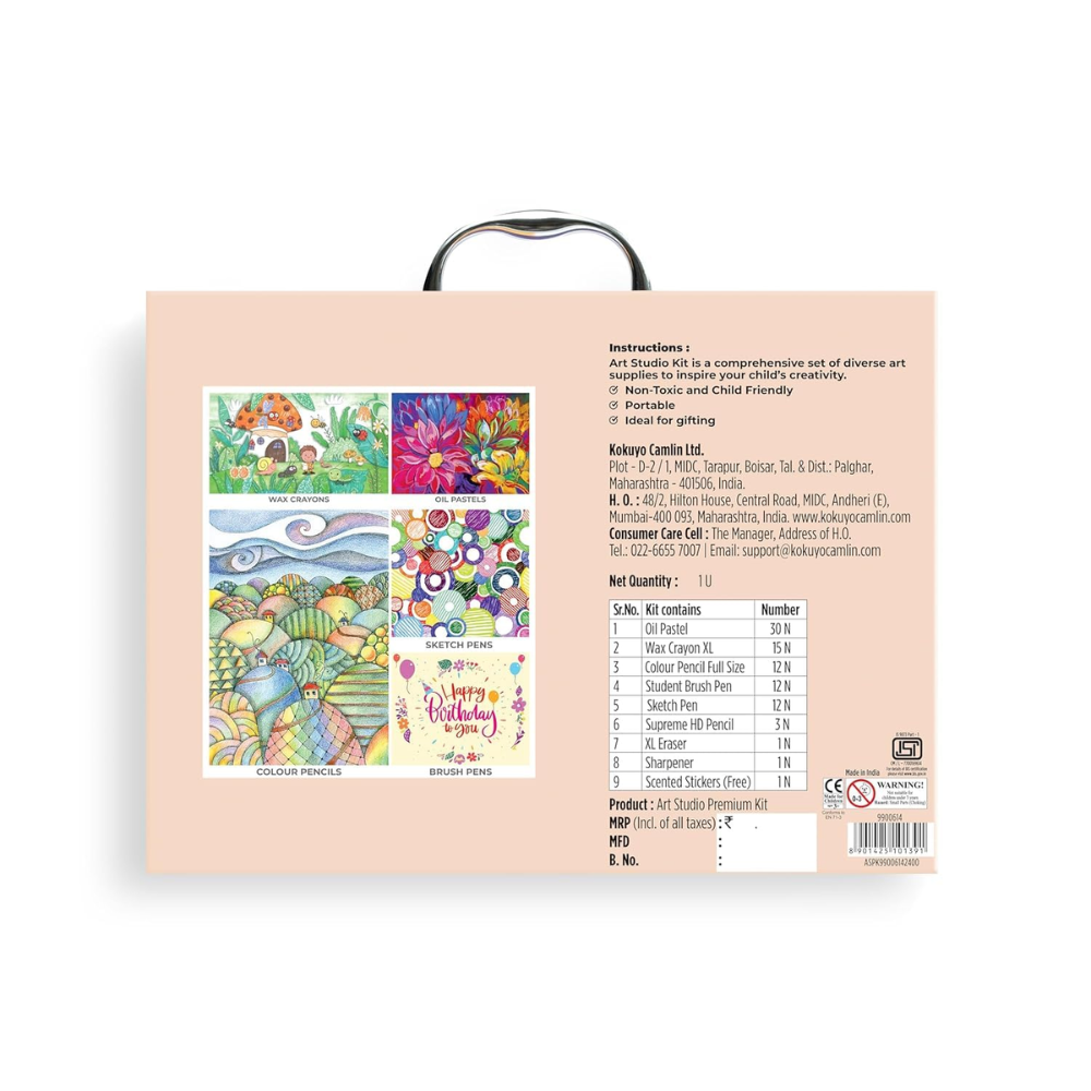 Camel Premium Art Studio Kit – 80+ Colour Treats PACK OF 1