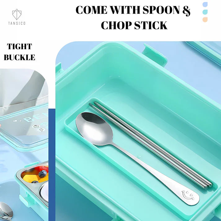 3 Smart Compartment  Bento Lunch Box