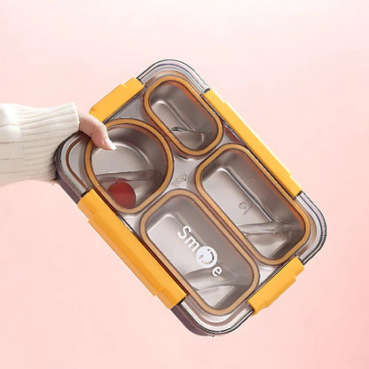 4 Compartment Secure Seal Lunch Box