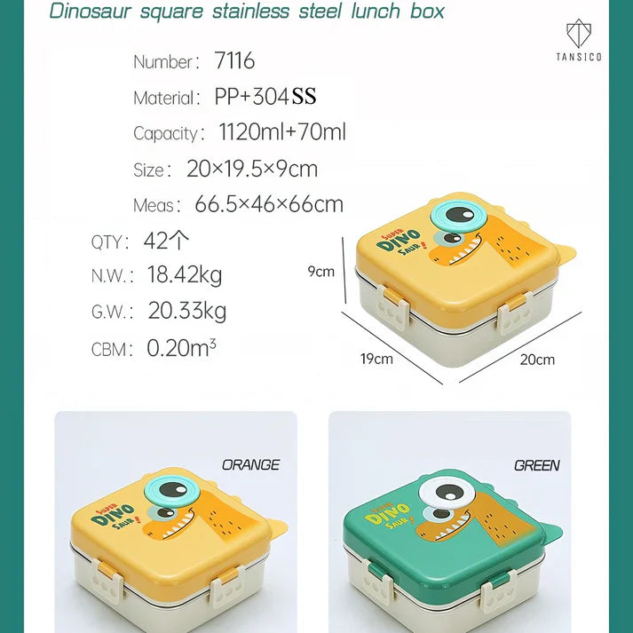 DINO Bento Lunch Box