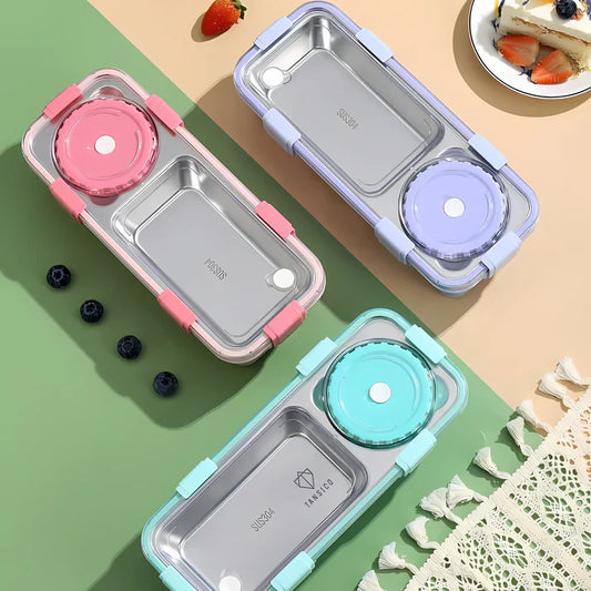 2 Compartment SLEEK REVO LUNCH BOX