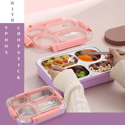 4 Compartment Secure Seal Lunch Box