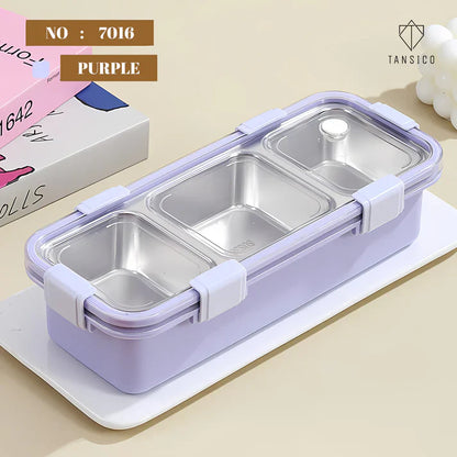 3-Compartment SLEEKO  BRAVO Lunch Box