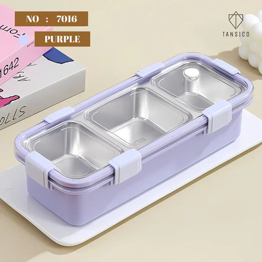 3-Compartment SLEEKO  BRAVO Lunch Box