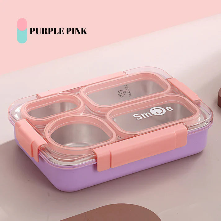 4 Compartment Secure Seal Lunch Box
