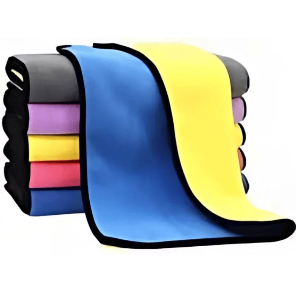 Premium Microfiber Cleaning Towel 30x40cm – Ultra Absorbent, Streak-Free, Dual-Sided Cloth for Car, Kitchen & Home