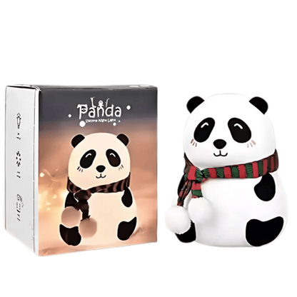 Panda LED Night Lamp – Cute Silicone Rechargeable Touch Light for Kids & Home Decor
