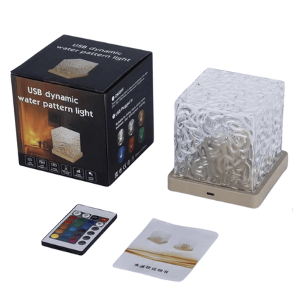 Water Ripple Lamp – LED Dynamic Projection Light with Remote Control & Adjustable Colors