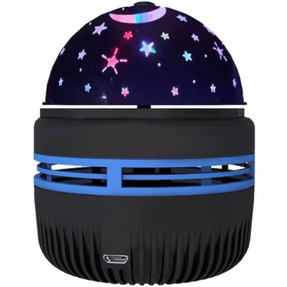 LED Mini Star Projector Light – USB Rechargeable Night Lamp with Rotating Starry Sky & Moon Projection for Bedroom, Kids, and Home Decor