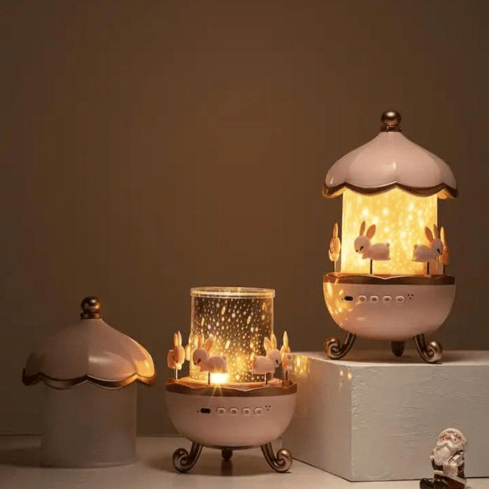 Night Light Projector – 360° Rotating Star & Galaxy Lamp