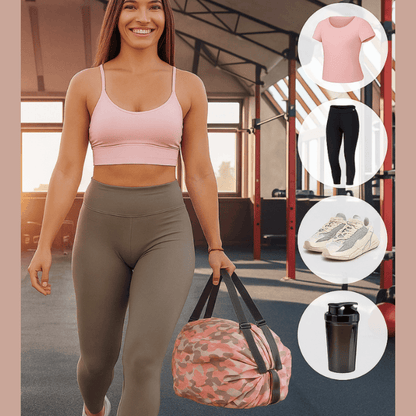 Foldable Reusable Shopping Bag – Large Capacity Waterproof Grocery Tote with Camouflage Design