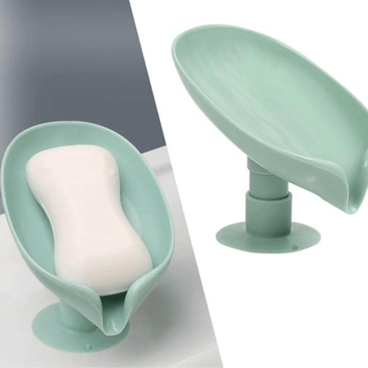 Leaf Shape Soap Stand with Quick Drainage Design