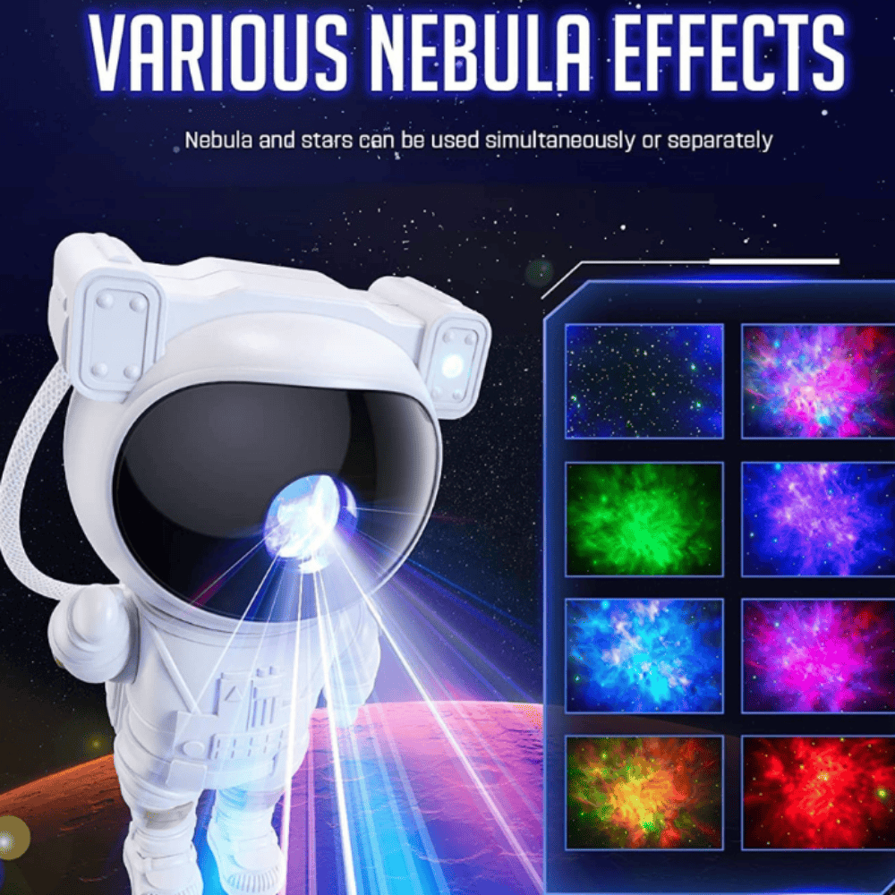 Astronaut Galaxy Robot – Decorative Space-Themed LED Night Light & Room Decor