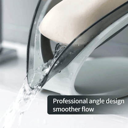 Fancy Leaf Design Soap Holder – Self-Draining Bathroom Soap Stand