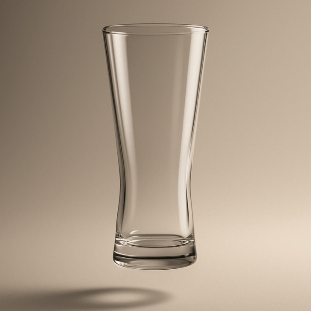 Pilsner Glass Set of 6 – Tall Beer Glasses for Lager & Cold Beverages390ml