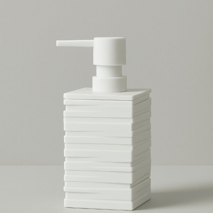 Matte 300ml Acrylic Soap Dispenser – Modern Refillable Pump Bottle