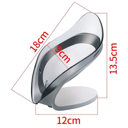 Fancy Leaf Design Soap Holder – Self-Draining Bathroom Soap Stand