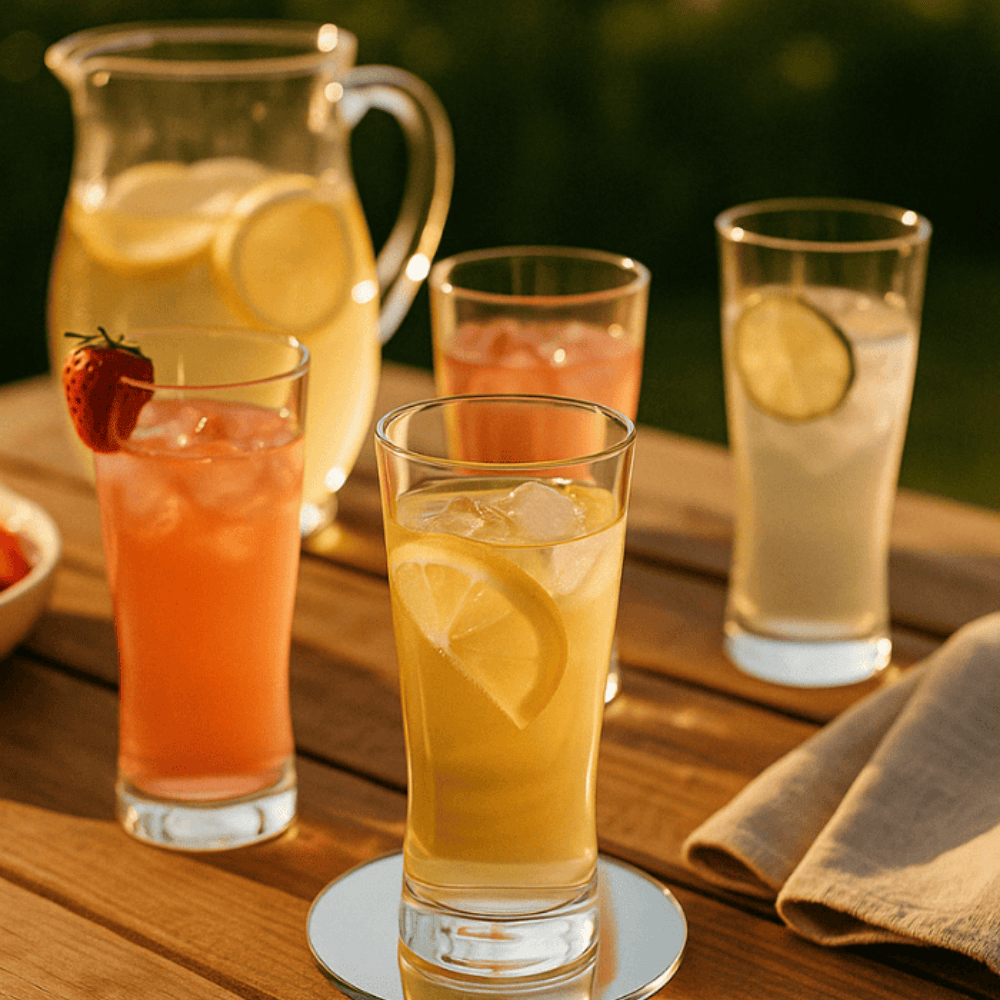 Pilsner Glass Set of 6 – Tall Beer Glasses for Lager & Cold Beverages390ml