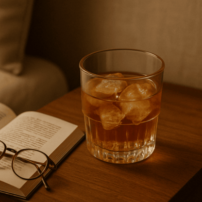 Premium Juice Glass 180ml – Clear Crystal Cut Tumbler for Water, Cocktails & Beverages