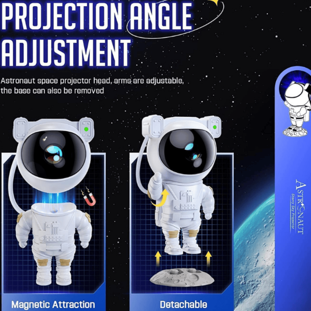 Astronaut Galaxy Robot – Decorative Space-Themed LED Night Light & Room Decor
