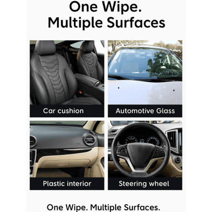 Car Glass Anti-Fog Oil Film Cleaning Wipes – 10 PCS