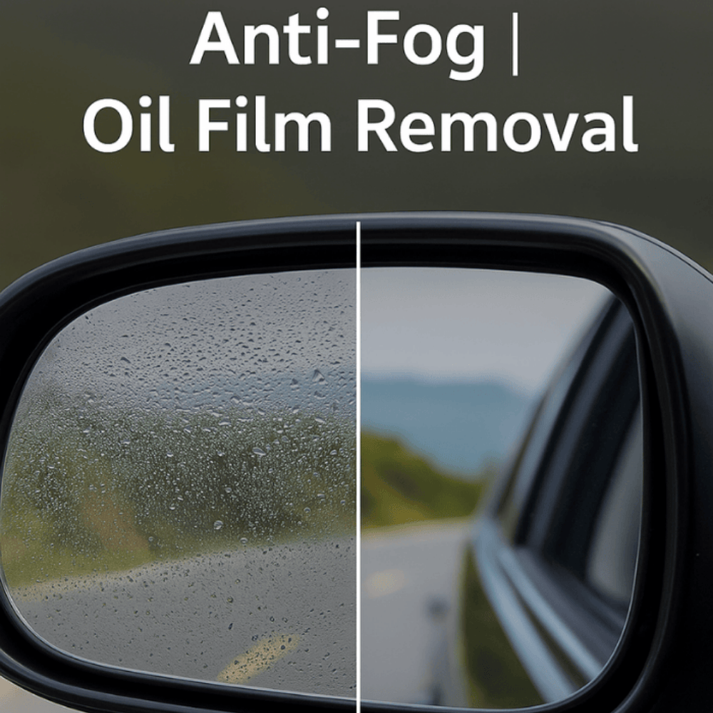 Car Glass Anti-Fog Oil Film Cleaning Wipes – 10 PCS