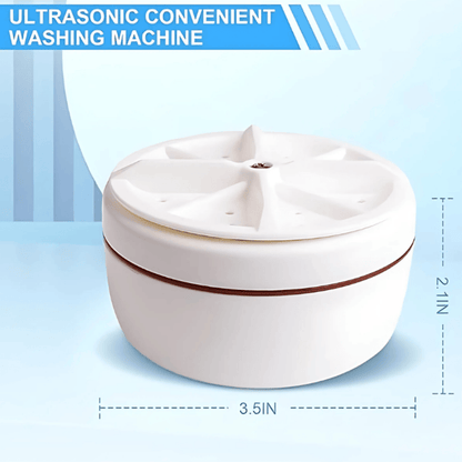 USB Mini Turbine Washing Machine – Portable Ultrasonic Clothes Washer
