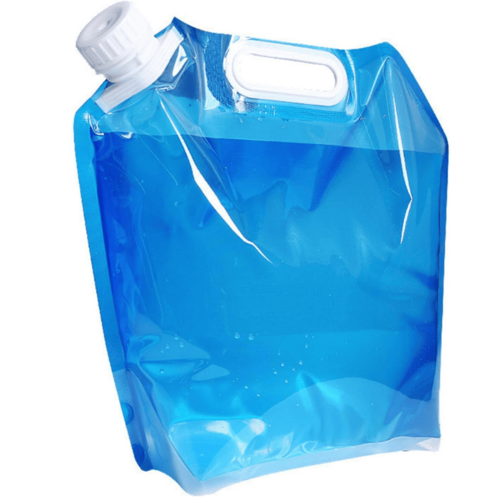 10L Folding Water Bag – Portable Collapsible Water Container with Handle & Spout for Camping, Hiking, and Emergency Use