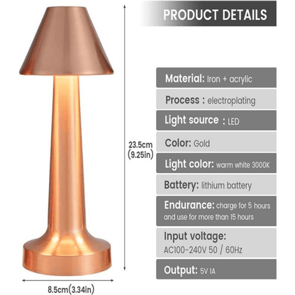 LED Desk Lamp LP-A-14 – Modern Touch Control Table Lamp for Home, Office & Bedside Lighting