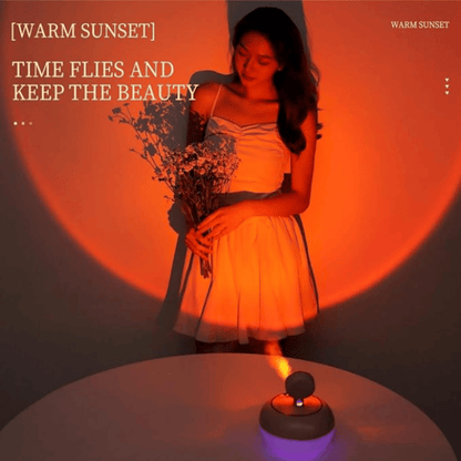 Flame Effect Lamp with Humidifier – 2-in-1 LED Ambient Light & Cool Mist Air Purifier