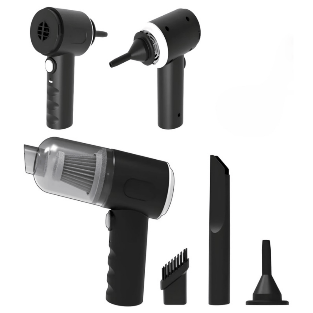 3-in-1 Portable Vacuum Cleaner with Air Blower and Suction Attachments