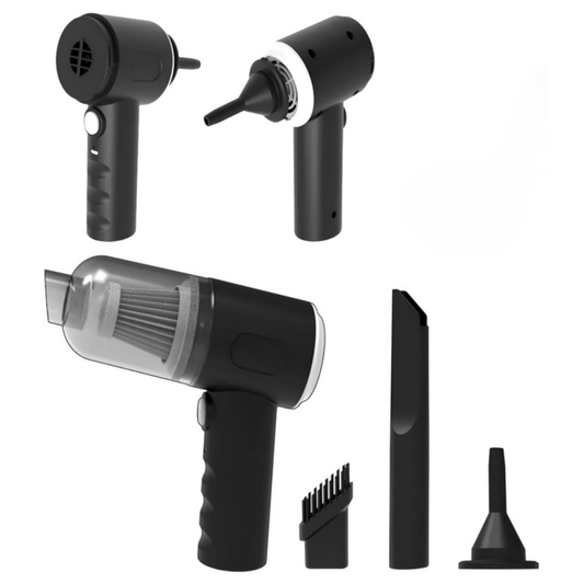 3-in-1 Portable Vacuum Cleaner with Air Blower and Suction Attachments