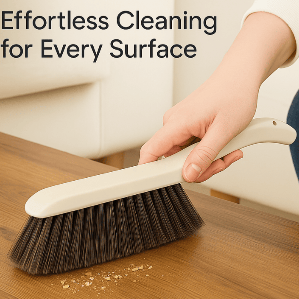 Dust Cleaning Brush – Long Handle Soft Bristle Brush for Home, Office, and Car