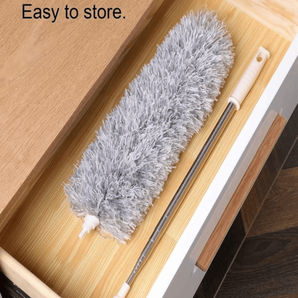 Telescopic Duster 100 Inch – Extendable Microfiber Cleaning Tool for High Ceilings and Hard-to-Reach Areas