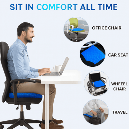 Egg Seater Cushion – Egg Seater for Back Pain Relief and Long Sitting Comfort