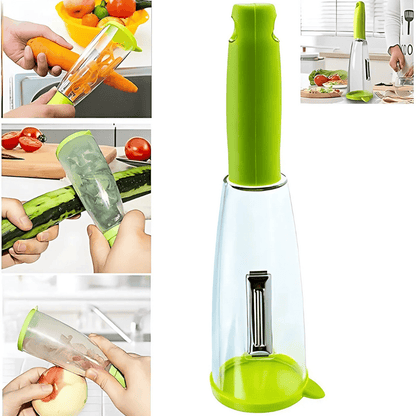 Premium Stainless Steel Potato Peeler | 1 Pc Ergonomic Vegetable & Fruit Peeler
