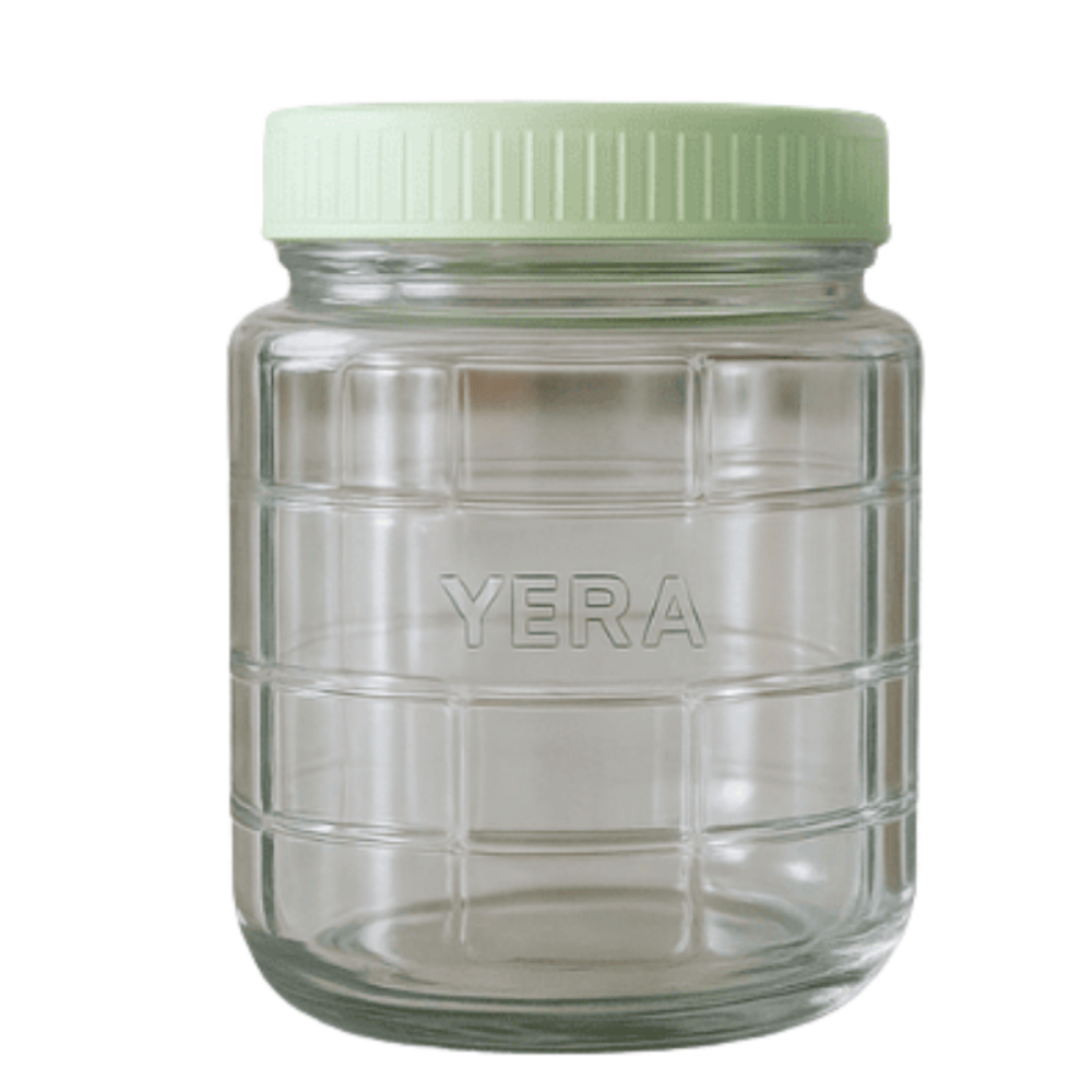 YERA Dublin Glass Jar with Airtight Lid – 1 Piece Transparent Storage Container