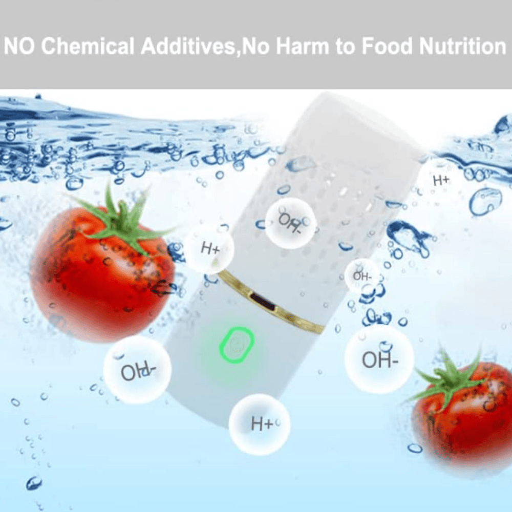 Wireless Fruit and Vegetable Cleaner | Portable Food Purifier for Pesticide and Bacteria Removal