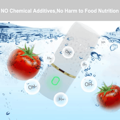Wireless Fruit and Vegetable Cleaner | Portable Food Purifier for Pesticide and Bacteria Removal
